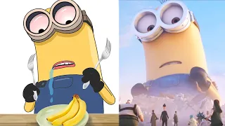 Minions - Giant Minion Scene -funny drawing meme 😂