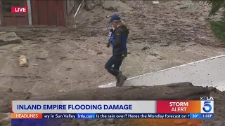 Tropical Storm Hilary: Southern California mountain and desert communities dig out