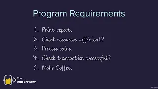 Walkthrough and Solution for the OOP Coffee Machine | The Complete Python Pro Bootcamp for 2022