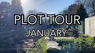 The Garden in January || ALLOTMENT PLOT TOUR || Plot 37