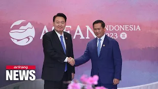 Pres. Yoon to hold bilateral talks with Cambodian leader on defense, development, infrastructure