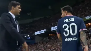 Lionel Messi angry at pochettino