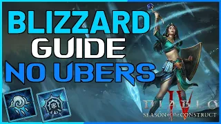 Blizzard Sorceress Build Guide | 7 Glyphs | No Ubers Required | Best Paragon | Diablo 4 - Season 3