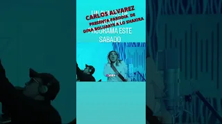 DINA SE TRANSFORMO EN SHAKIRA EN PARODIO DE CARLOS ALVAREZ