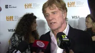 Robert Redford and Jackie Evancho at TIFF 2012 for The Company You Keep