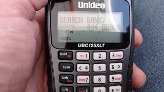 Uniden UBC125XLT. Прием UHF диапазона во время полета. UHF band reception during flight.