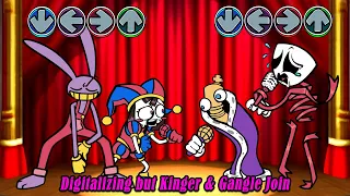 FNF Digitalizing But Amazing Digital Circus Episode 2 Sing it | Kinger & Gangle Join VS Pomni & Jax