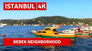 Bebek-Arnavutköy Super Luxury Neighborhoods In Istanbul 2022 Walking Tour|4k UHD 60fps