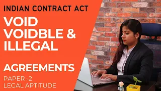 Indian Contract Act Lecture -5 void voidable and illegal contracts