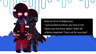 👾💙Truth about Errormare🐙🖤 || Sans AUs || Cringe? || Ft. Uri/Me