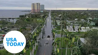 Hurricane Ian tears through Florida with strong winds and heavy rainfall | USA TODAY