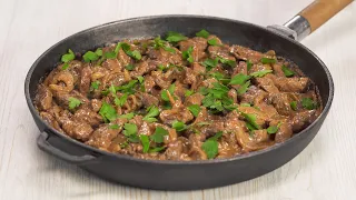 Dish You’ll Want to Cook Time and Again. Tender Liver Stroganoff. Recipe by Always Yummy!