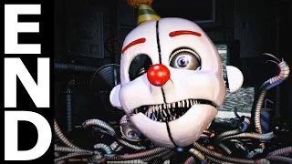 Five Nights at Freddy's Sister Location SECRET ENDING - Private Room - 3 Stars Ending & Ennard Fight