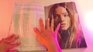 🤤 Textured Pages: Relaxing Magazine Page Turning ASMR with Crinkles - No Talking