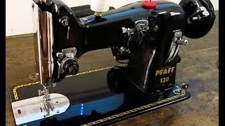 1951 Pfaff 130 Sewing Demonstration