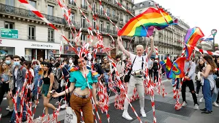 ‘Our pride is political’: Thousands march in Paris for LGBT rights