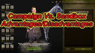 Campaign Vs. Sandbox Advantages/Disadvantages Bannerlord Guides - Flesson19