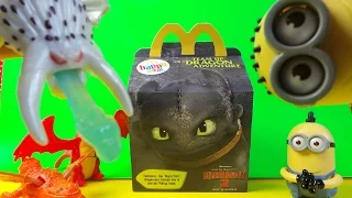 Latest McDonalds Kids Happy Meal How To Train Your Dragon 2 toy opening