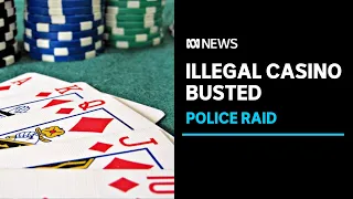 Police bust illegal casino in Melbourne suburb | ABC News