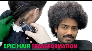 Amazing Family Surprise 🔥 Curly Hair Transformation - HAIRCUT & HAIRSTYLE