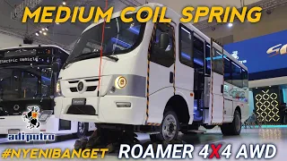 PERTAMA DI INDONESIA ‼️ BUS  TAMBANG 4X4 AWD SEMI MONOCOQUE  COIL SPRING DARI KAROSERI ADIPUTRO