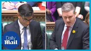 Gas companies 'celebrating record profits': Keir Starmer blasts Rishi Sunak | PMQs