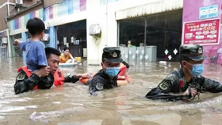 Megint víz alá került Kína középső része