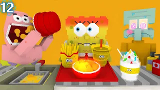 Monster School: WORK AT SPONGEBOB'S FRIED CHICKEN PLACE! - Minecraft Animation