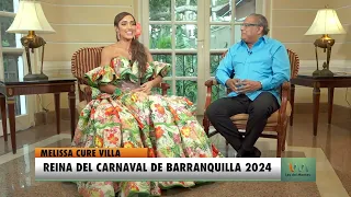 Melissa Cure Villa , Reina del Carnaval de Barranquilla 2024 en la Ley Del Montes.