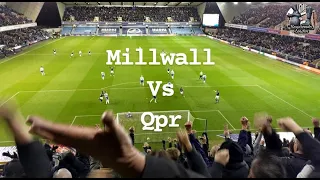 Millwall - Qpr from the Cold Blow Stand