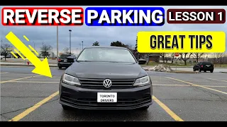 You will become GREAT 👍 @ REVERSE PARKING 💯 | Reverse Parking Lesson 1 | Learn HOW TO REVERSE A CAR