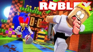 EVIL Sonic.EXE the Hedgehog chased me out of ROBLOX