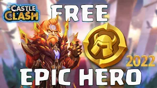 CASTLE CLASH FREE EPIC HERO SWORD SAGE EPIC BATTLE 2022