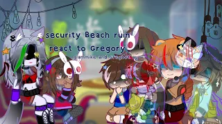 security Beach ruin react to gregory  //glammike and Gregbot au//