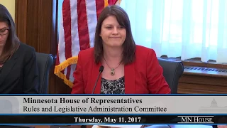 House Rules and Legislative Administration Committee  5/11/17