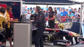 Max Verstappen - F1 Demo - TT Circuit Assen 2015 (good old V8 sound)