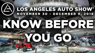 Know Before You Go to the 2018 LA Auto Show