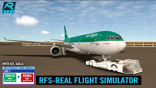 RFS - Real Flight Simulator - florida  to Miami A330 ||FULL HD||ATC CALLS||PRO