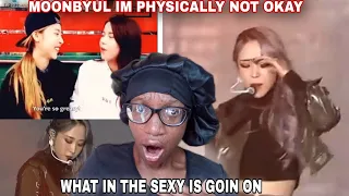 Reacting to MAMAMOO Moonbyul the Ultimate girl crush ft MOONSUN