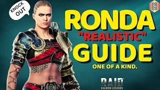 "REALISTIC" Ronda Build - Complete Guide & Masteries | Raid: Shadow Legends