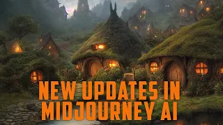 MidJourney AI, latest updates. New algorithm, new options. Computer generated Art.