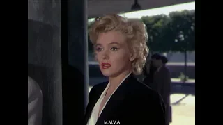 Marilyn Monroe In "Niagara" - Movie Scene and "I Stuttered" interview And Footage At Press Party