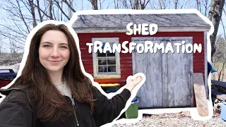 Turning This Shed Into A Tiny House