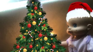 Baby Alive: Baby Alive Dolls Decorate The Christmas Tree!