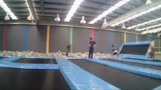 AWESOME TRAMPOLINE FLIPS AND TRICKS! (Airborn Trampoline Park)