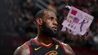 LeBron James Gets STANDING OVATIONS in Last Minutes of His Last Game as Cavalier