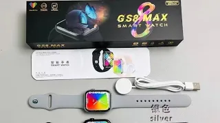 🇨🇳MODEL: GS8 MAX | SMART WATCH| 45MM |NFC ,Alipay |VOICE ASSISTANT| Wearfit Pro, App|UNBOXING REVIEW