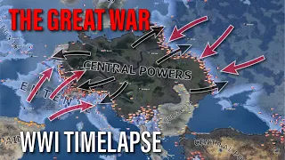 The Great War - WWI Hoi4 Timelapse