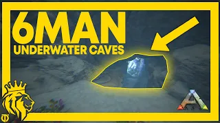 TOP 10 6MAN UNDERWATER Caves on ARK! | ARK: Survival Evolved