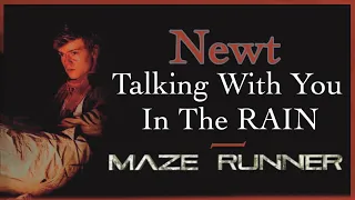 (No Ads) Newt Talking In The Rain - The Maze Runner ASMR Ambiance - Rain and Thunderstorm